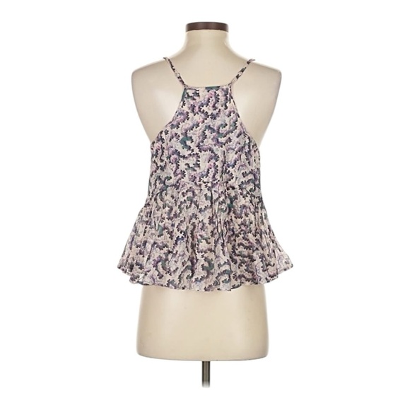 Étoile Isabel Marant Lirhetta Abstract-Print Cotton Tank. Size EU 36/US 4. - Picture 5 of 16